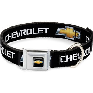 Buckle-Down Chevy Bowtie Dog Collar, Wide-Large