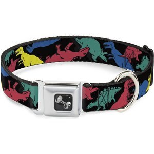 Buckle-Down Dinosaurs Dog Collar, Small