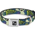 Buckle-Down Ghost BOO! Dog Collar, Medium