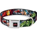 Buckle-Down Marvel Avengers Superheroes Dog Collar, Large