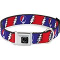 Buckle-Down Steal Your Face With Lightning Bolt Dog Collar, Large