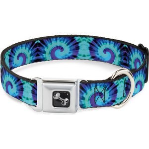 Buckle-Down Tie Dye Swirl Dog Collar, Wide-Small