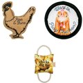 Territory Let's Play Chicken Dog Toys, 3 count
