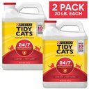 Tidy Cats 24/7 Performance Scented Clumping Clay Cat Litter, 20-lb jug, bundle of 2
