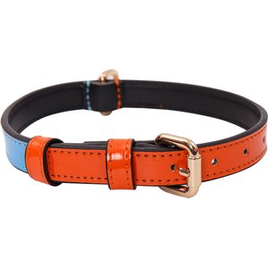 Scotch & Co The Daisy Handcrafted Standard Dog Collar, Medium: 12.5 to 16-in neck, 0.8-in wide