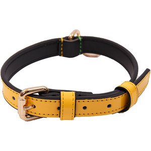 Scotch & Co The Milo Handcrafted Standard Dog Collar, Small: 9 to 12-in neck, 0.8-in wide