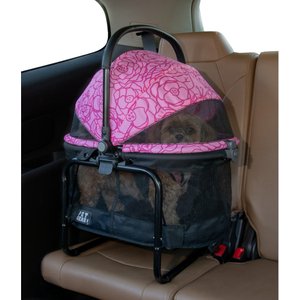 Pet Gear View 360 Booster Travel System Dog & Cat Carrier, Pink Floral