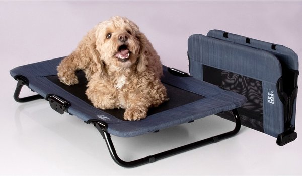 Pet Gear Pet Cot Dog Bed, Lake Blue, 30-in slide 1 of 5