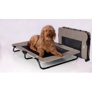 Pet Gear Pet Cot Dog Bed, Harbor Grey, 40-in