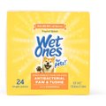 Wet Ones Paw & Tushie Individually Wrapped Antibacterial Dog Wipes, 24 count