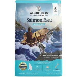 Addiction Salmon Bleu Dry Cat Food, 10-lb bag