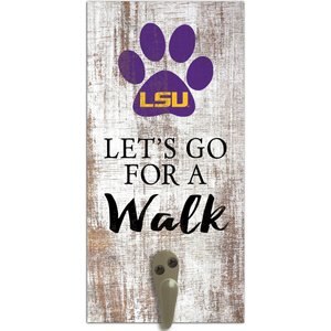 Fan Creations NCAA Dog Leash Holder Sign Wall Decor, LSU