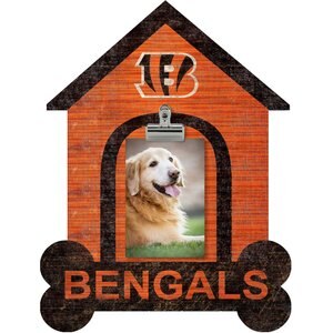 Fan Creations NFL Dog Bone House Clip Photo Frame, Cincinnati Bengals