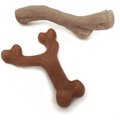 Nylabone Gourmet Style Strong Chew Bundle Bacon & Peanut Butter Dog Toy, Brown, 2 count, Large