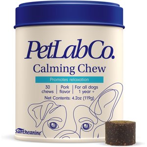 PetLab Co.Pork Flavored Soft Chew Calming Supplement for Dogs, 30 count