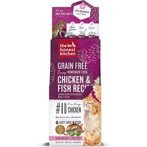 The Honest Kitchen Grain-Free Chicken & Fish Dehydrated Cat Food, 10-oz box