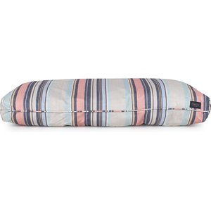 Pendleton All Season Indoor/Outdoor Pillow Dog Bed w/ Removable Cover, Coral Stripe, X-Large