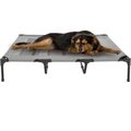 Pet Adobe Elevated Dog Bed, Gray, 48-in