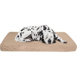 Pet Adobe Orthopedic Foam Covered Dog Bed, Tan, 37-in