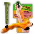 Tumbo Take-Off Timmy Fox Plush Dog Toy, Orange