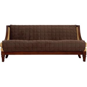 Sure Fit Comfort Armless Sofa Furniture Cover, Chocolate