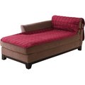 Sure Fit Comfort Armless Chaise Furniture Cover, Burgundy