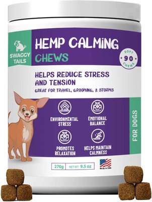 Swaggy Tails Calming Chews Dog Supplement, 90 count, slide 1 of 1