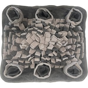 Piggy Poo & Crew Rooting Snuffle Pig Mat, Gray, 18 x 20-in