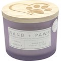 Sand + Paws Heart/Paw French Lavender Scented Candle, 12-oz jar