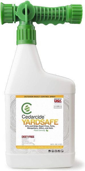 Cedarcide YardSafe Flea, Tick, Mosquito, Mite & Ant Lawn Spray, 32-oz bottle slide 1 of 4
