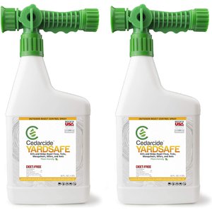 Cedarcide YardSafe Flea, Tick, Mosquito, Mite & Ant Lawn Spray, 32-oz bottle
