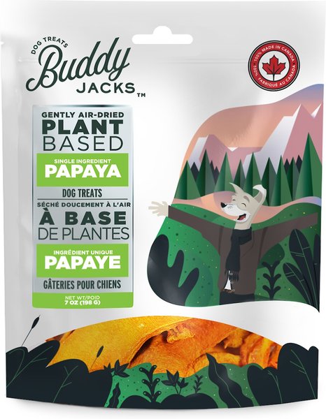 Buddy Jack's Papaya Grain-Free Dog Treats, 7-oz bag slide 1 of 2