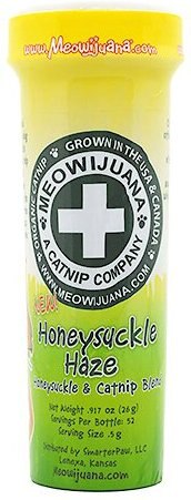 Meowijuana Honeysuckle Haze Blend Catnip, 0.92-oz bottle slide 1 of 6