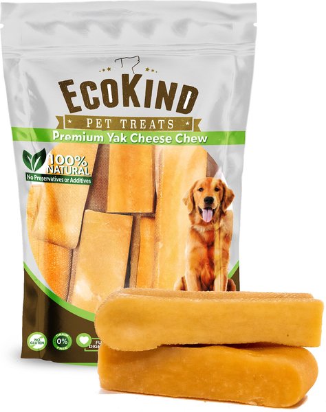 EcoKind Giant Gold Yak Chews Small & Medium Dog Treats, 2 count slide 1 of 3