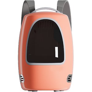 Petpod Comfortable Backpack with Built in Fan Dog & Cat Carrier, Peach