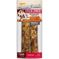 RUFFIN' IT Chomp'Ems 7" Hide-Free Peanut Butter Rolls Dog Treats, 2 count