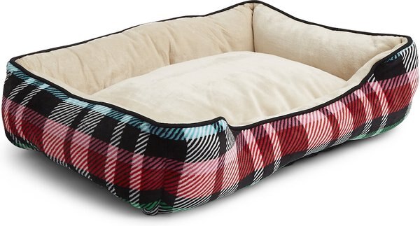 Vera Bradley Ribbons Plaid Cat & Dog Bed, Large slide 1 of 1