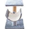 Two by Two The Hazel Sisal Cat Tree, Small, Grey