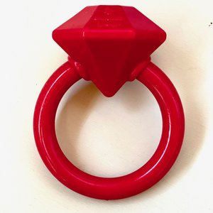 SodaPup Nylon Diamond Teething Ring Chew Dog Toy
