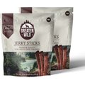 Greater Wild Beef Recipe Jerky Sticks Dog Treats, 10-oz, pack of 2