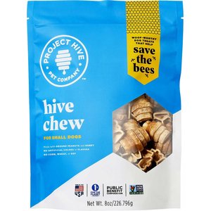 Project Hive Pet Company Chews Small Hard Chew Dog Treats, 8-oz bag, 8-oz bag, bundle of 2