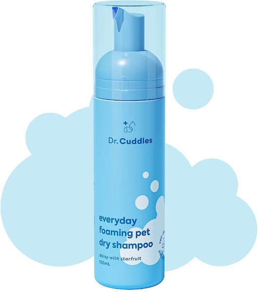 Dr. Cuddles Everyday Foaming Dog & Cat Dry Shampoo, 150-mL bottle slide 1 of 6