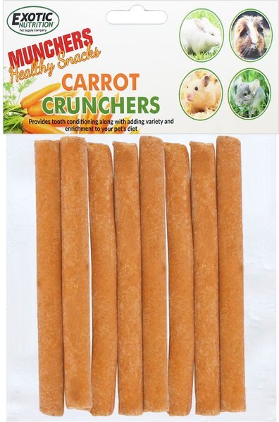 Exotic Nutrition Munchers Carrot Crunchers Small Animal Treat slide 1 of 4