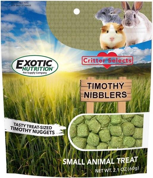 Exotic Nutrition Timothy Nibbles Small Animal Treats, 2-oz bag slide 1 of 2