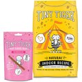 Tiny Tiger Meaty Tenders Sticks Cat Treats, Salmon Recipe + Natural Indoor Recipe Chicken Flavor Dry Food, 13-lb bag