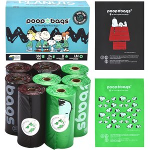 The Original Poop Bags Peanuts USDA Biobased Dog Poop Bags, 360 count