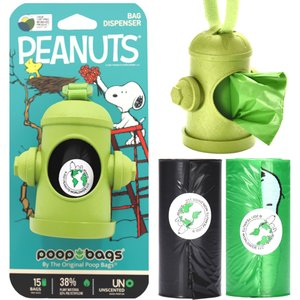 The Original Poop Bags Peanuts USDA Bibased Dog Poop Bag Dispenser