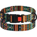 CollarDirect Tribal Pattern Aztec Design Nylon Dog Collar, Multicolor 1, X-Large