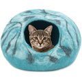 Whisker's Home Blue Marble Cat Cave