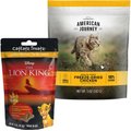 Team Treatz Disney Lion King Chicken Flavored Tartar Control Dental Chew + American Journey 100% Chicken Freeze-Dried Grain-Free Cat Treats